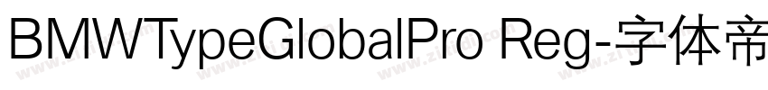BMWTypeGlobalPro Reg字体转换 BMWTypeGlobalPro Reg字体转换